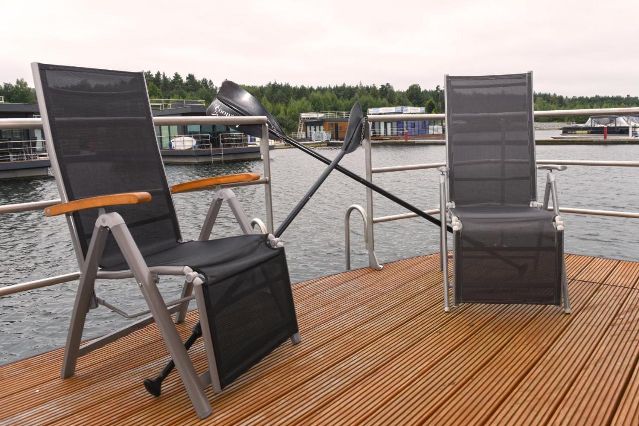 Hausboot Dolce Vita am Bärwaldersee Klitten Buitenkant foto
